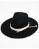 Image #1 - Peter Grimm Women's Mystique Felt Western Fashion Hat , Black, hi-res