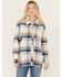 Image #1 - Idyllwind Women's Catherine Lightweight Long Sleeve Pearl Snap Flannel Boyfriend Shirt, Dark Blue, hi-res