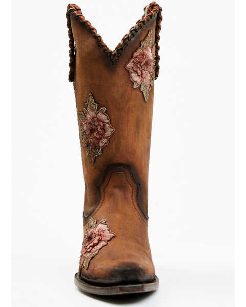 Image #4 - Shyanne Women's Amaryllis Western Boots - Snip Toe, Brown, hi-res