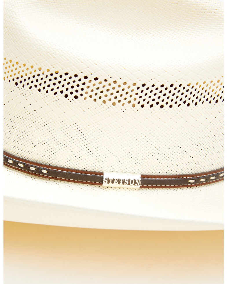 Stetson Men's Natural Crowley Straw Western Hat   , Natural, hi-res