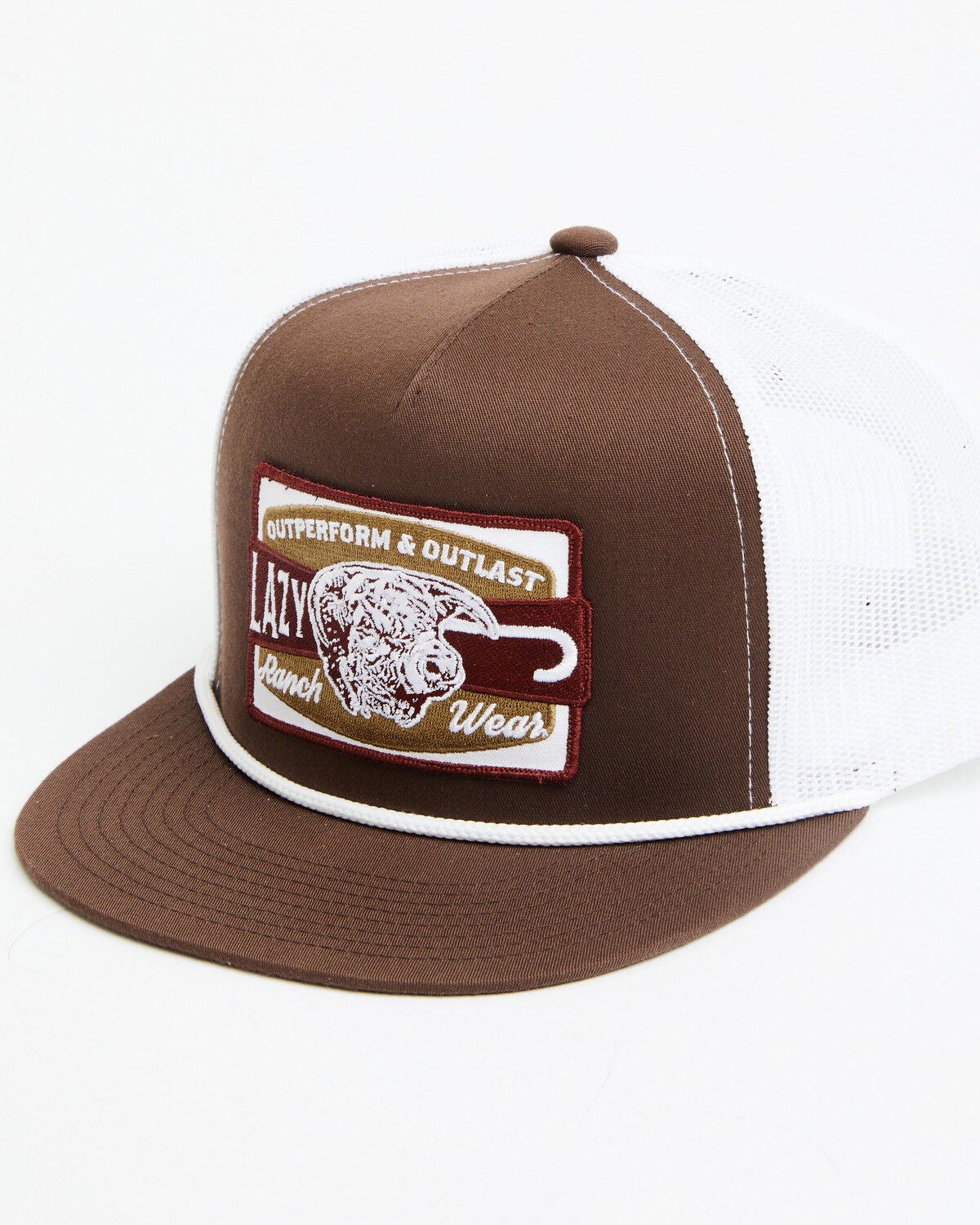 Image #1 - Lazy J Ranch Wear Men's Outlast Ball Cap, Brown, hi-res