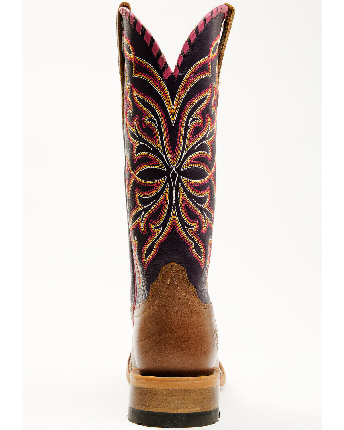Image #5 - Ariat Women's Showdown Western Boots - Broad Square Toe, Tan, hi-res