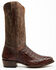 Image #2 - El Dorado Men's Exotic Caiman Western Boots - Round Toe, Brass, hi-res