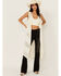 Image #1 - Wrangler Retro Women's Crochet Duster Vest, Cream, hi-res