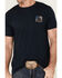 Image #3 - Howitzer Men's Coiled Freedom Flag Short Sleeve Graphic T-Shirt , Navy, hi-res