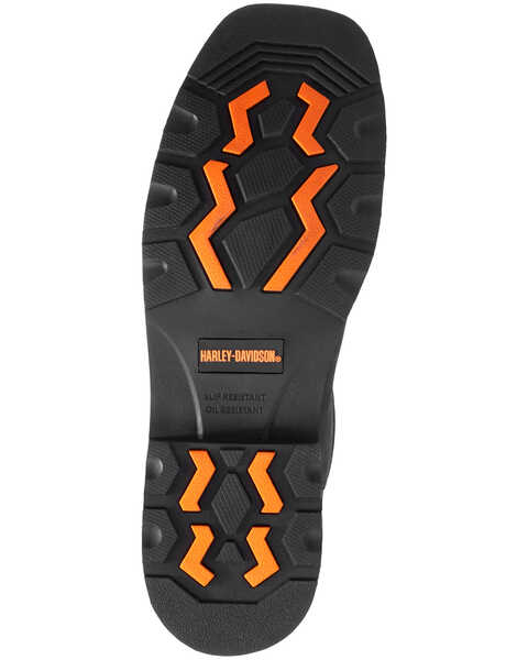 Image #7 - Harley Davidson Men's Altman Waterproof Western Work Boots - Soft Toe, Black, hi-res
