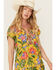 Image #2 - Johnny Was Women's Floral Prairie Mini Dress, Yellow, hi-res