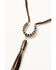 Image #2 - Cowgirl Confetti Women's Breakaway Fringe Horseshoe Necklace, Brown, hi-res