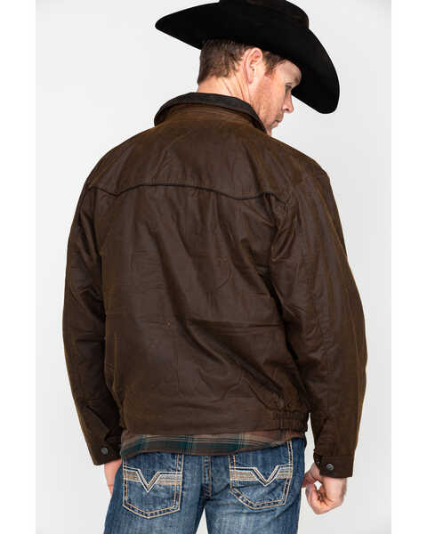 Image #3 - Outback Trading Co Men's Oilskin Jacket, Bronze, hi-res