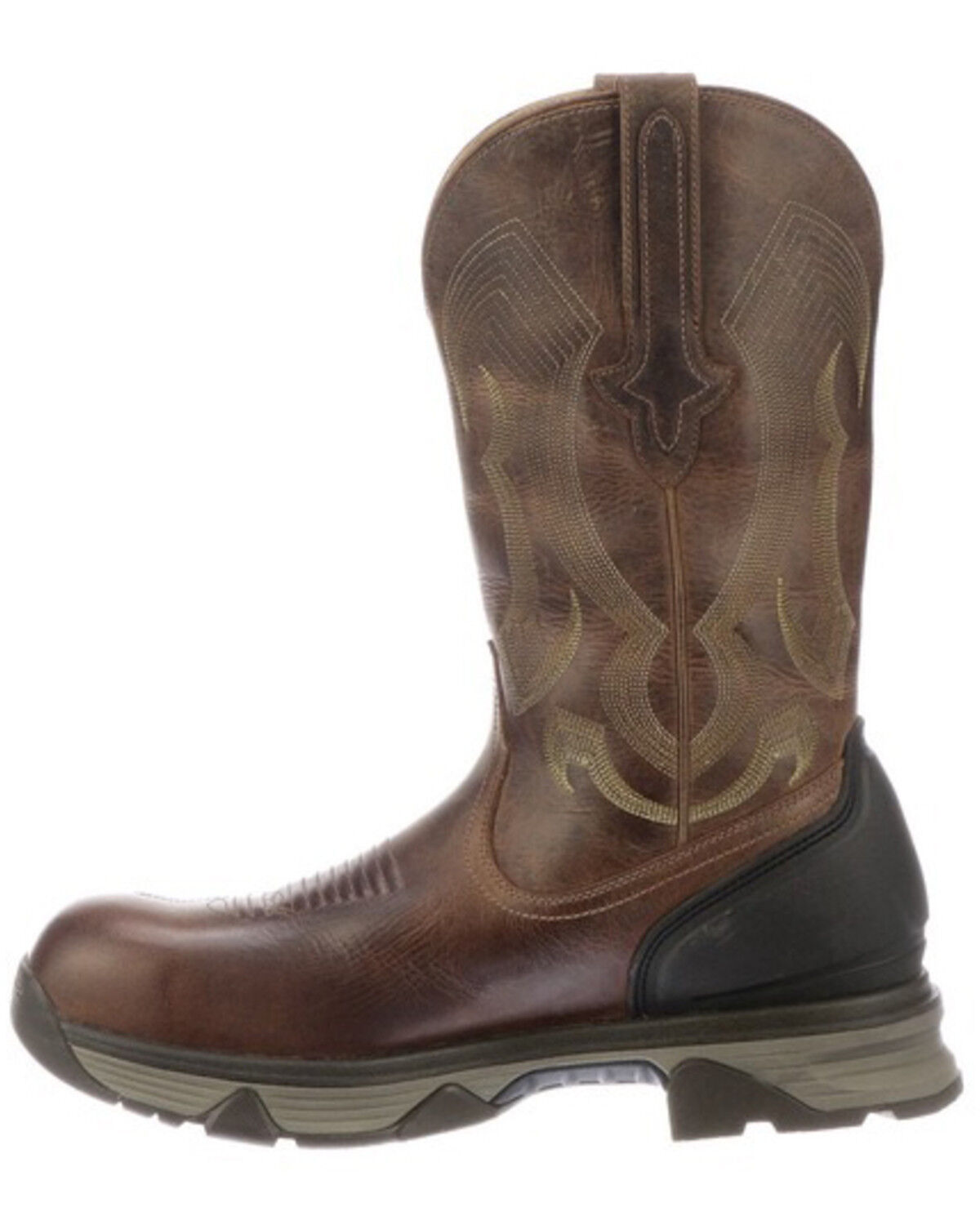 Image #3 - Lucchese Men's Performance Molded Western Work Boots - Composite Toe, , hi-res