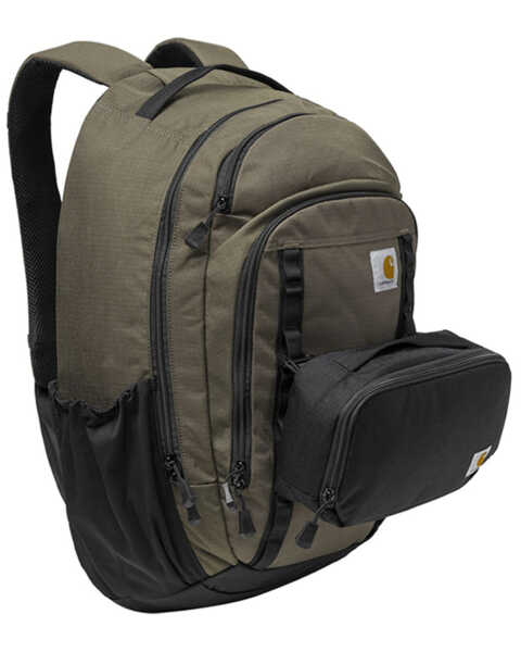 Carhartt Cargo Series 25L Daypack 3-Can Cooler Backpack, Steel, hi-res