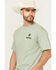 Image #3 - Buckwear Men's Good Boy Shed Fetch Short Sleeve Graphic T-Shirt, Sage, hi-res