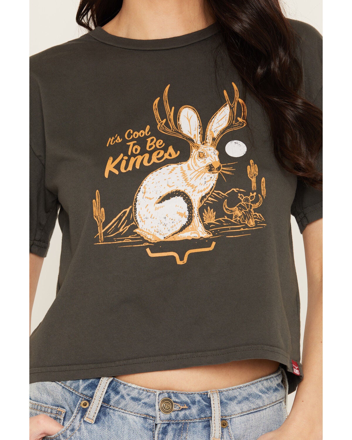 Image #3 - Kimes Ranch Women's It's Cool To Be Kimes Short Sleeve Graphic Tee, Grey, hi-res