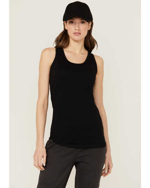 Image #1 - Dovetail Workwear Women's Solid Tank, Black, hi-res