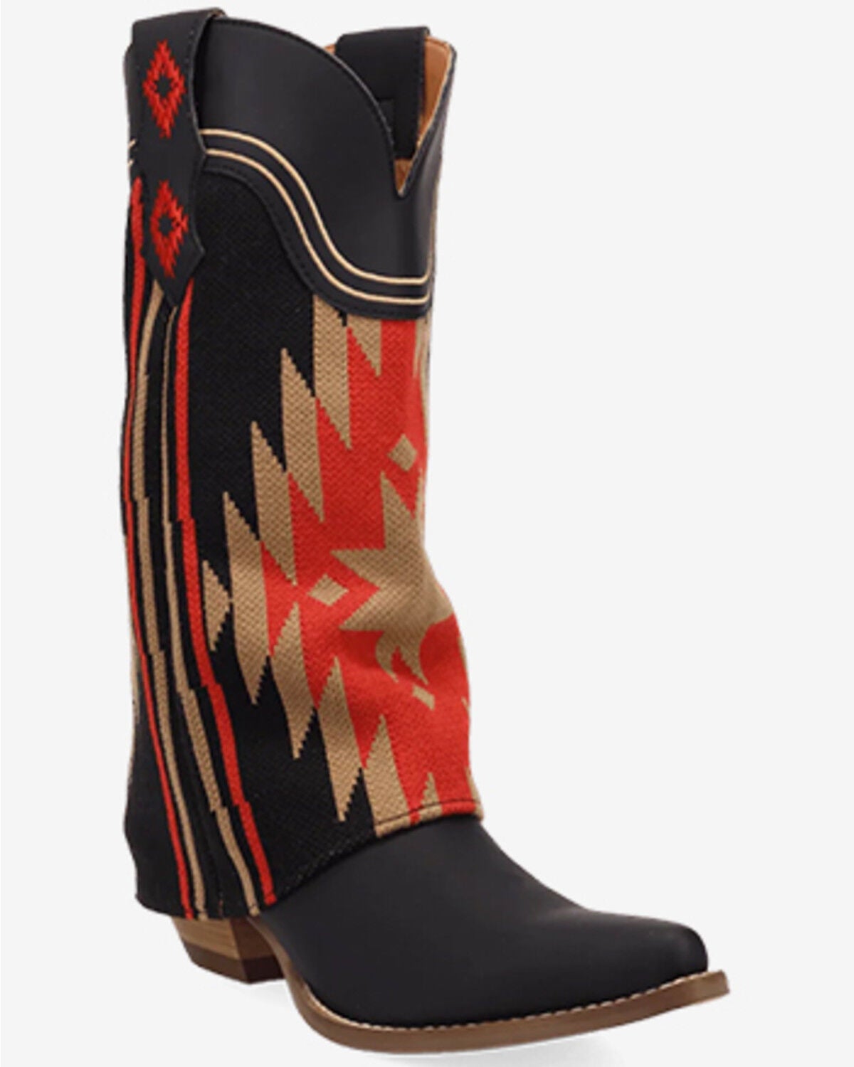 Dingo Women's Mystic Mesa Western Boots - Snip Toe, Black, hi-res