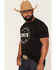 Image #2 - Cinch Men's Boot Barn Exclusive Logo Short Sleeve Graphic T-Shirt, Black, hi-res