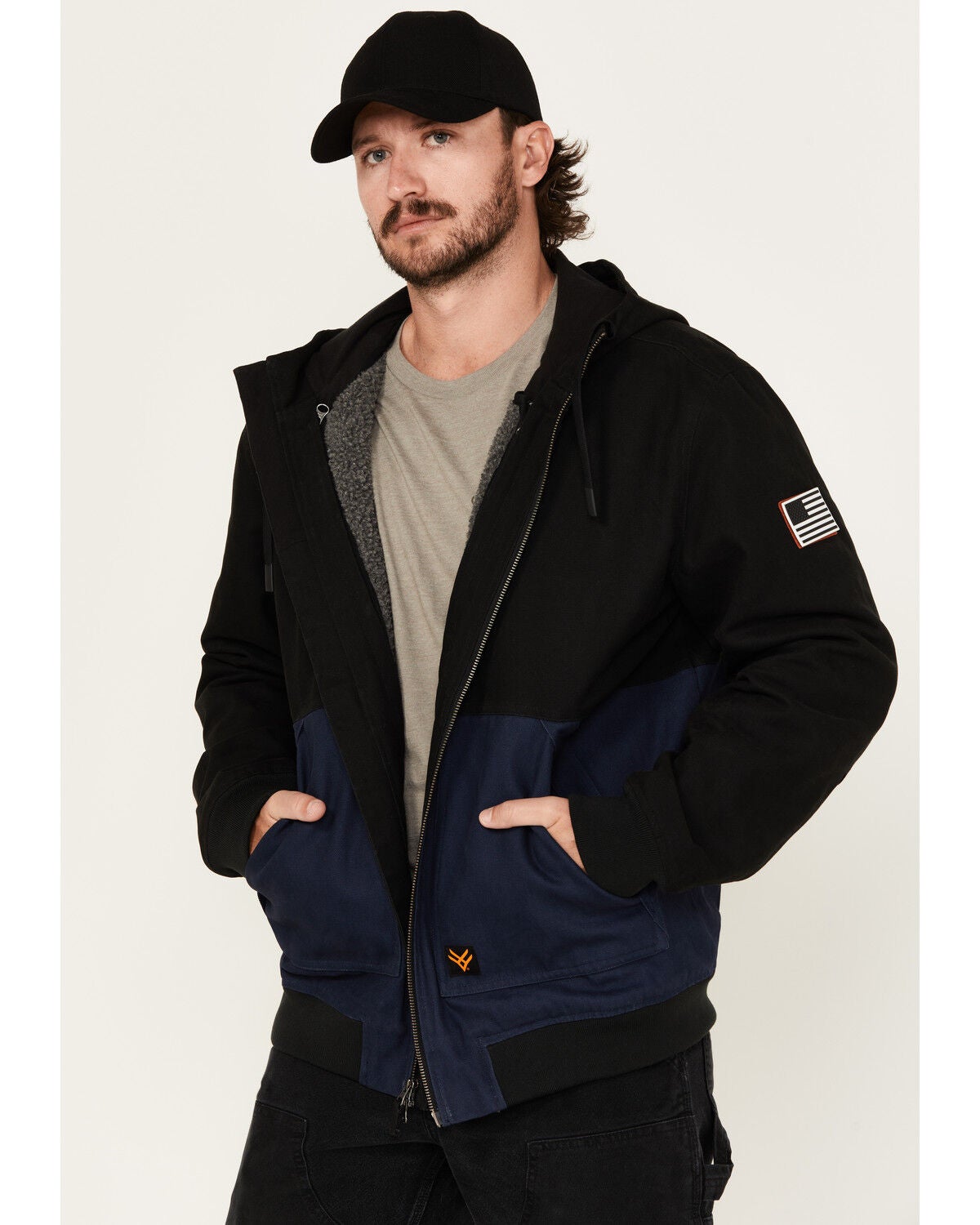 Hawx Men's Sheridan 2-in-1 Color Block Jacket, Black, hi-res