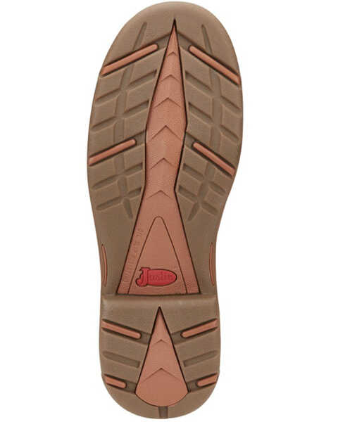 Image #2 - Justin Men's Rush Western Work Boots - Composite Toe, Brown, hi-res