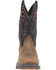 Image #4 - Double H Men's Isaac Western Work Boots - Composite Toe, Brown, hi-res