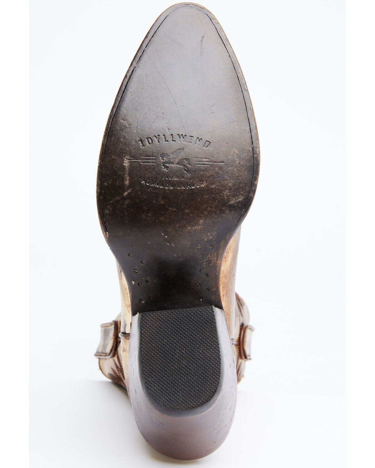 Image #7 - Idyllwind Women's Wheels Western Booties - Round Toe, Gold, hi-res