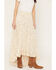 Image #2 - Wild Moss Women's Floral Print High-Low Midi Skirt, Cream, hi-res