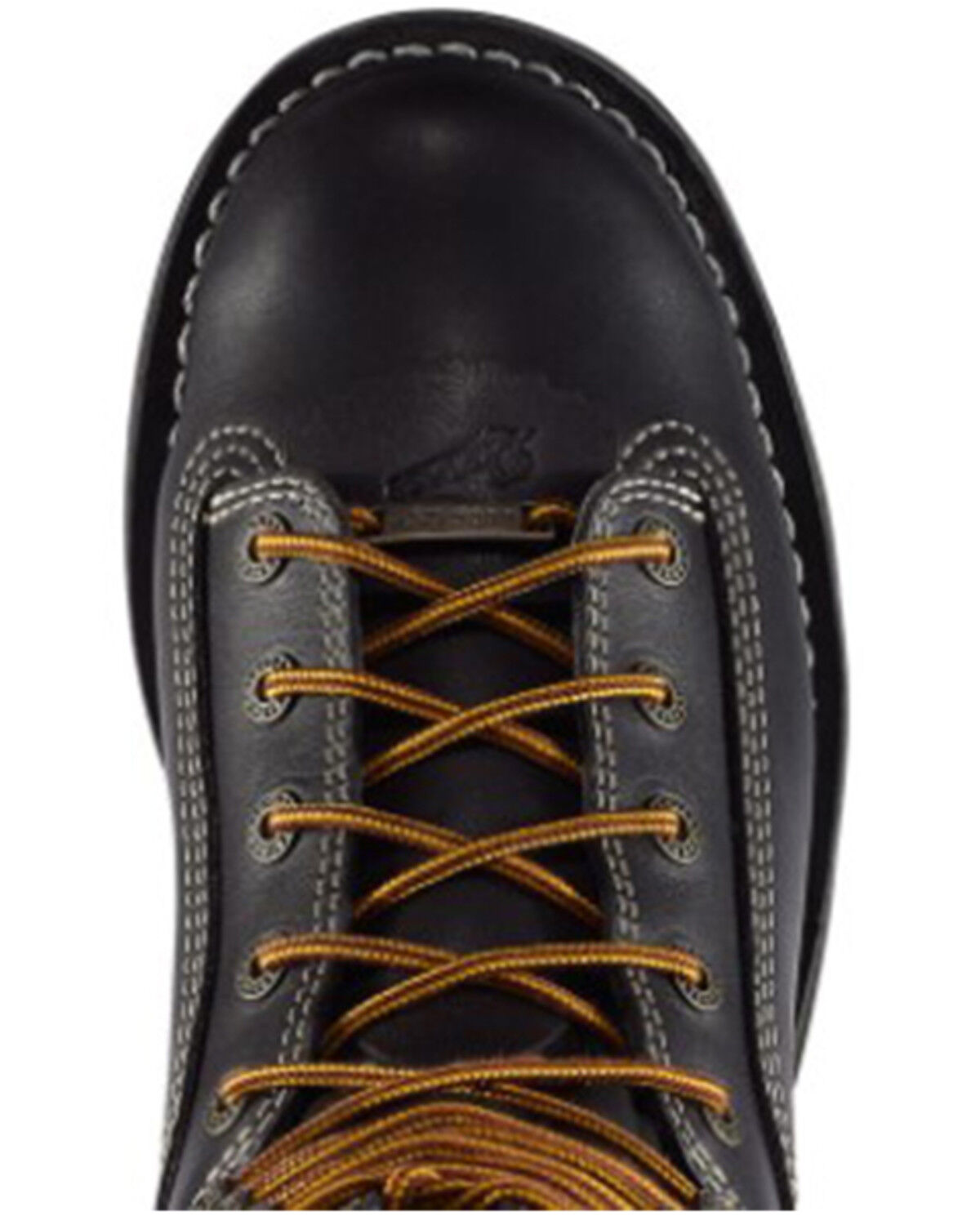 Image #4 - Danner Men's Quarry USA Work Boots - Soft Toe, Black, hi-res