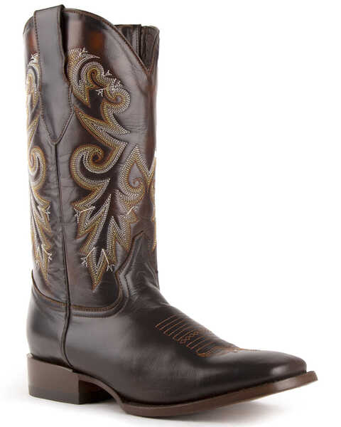 Image #1 - Ferrini Men's Tundra Western Boots - Square Toe, Chocolate, hi-res