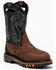 Image #1 - Cody James Men's 11" Decimator Waterproof Western Work Boots - Nano Composite Toe, Brown, hi-res