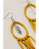 Image #2 - Idyllwind Women's Twist & Turn Tassel Earrings, Silver, hi-res