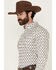 Image #2 - Ariat Men's Judas Geo Print Long Sleeve Button-Down Western Shirt, White, hi-res
