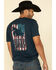 Image #2 - Cody James Men's Forever Cowboy Graphic Short Sleeve T-Shirt, Blue, hi-res