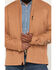 Image #2 - Cody James Men's Tulsa Textured Logo Softshell Jacket, Tan, hi-res