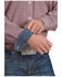 Image #3 - Stetson Men's Geo Print Long Sleeve Button-Down Western Shirt, Wine, hi-res