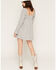 Image #4 - Cleo + Wolf Women's Plaid Print Ruffle Long Sleeve Mini Dress, Blue, hi-res
