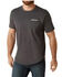 Image #2 - Ariat Men's Wooden Badges Logo Short Sleeve Graphic T-Shirt, Charcoal, hi-res
