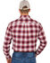 Noble Outfitters Men's Plaid Print Long Sleeve Button Down Western Shirt , Rust Copper, hi-res