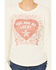 Image #3 - Free People Women's Lucky Locket Long Sleeve Graphic Tee, Ivory, hi-res