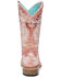 Image #4 - Corral Girls' Embroidered Western Boots - Broad Square Toe, Rose, hi-res
