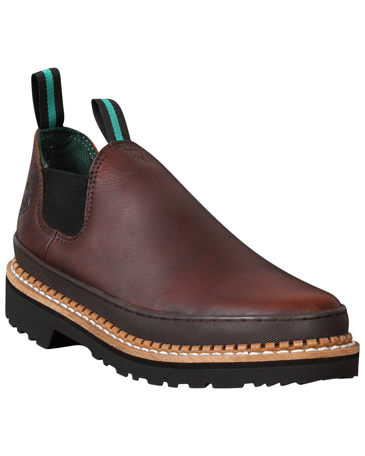 Georgia Boot Men's Georgia Giant Romeo Work Shoes - Steel Toe, Brown, hi-res