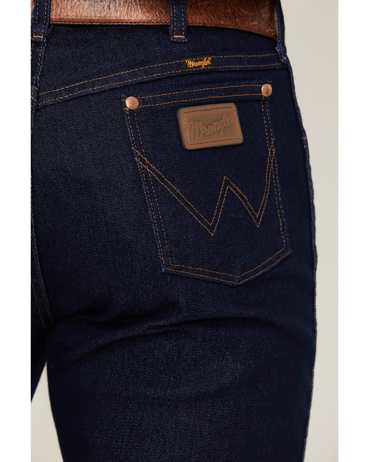 Image #4 - Wrangler Men's Cowboy Cut Active Flex Indigo Dark Bootcut Jeans, Blue, hi-res