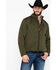 Outback Trading Co. Men's Garner Reinforced Zip-Up Jacket , Olive, hi-res