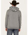 Image #4 - RANK 45® Men's Champion Printed Camo Hooded Sweatshirt, Heather Grey, hi-res