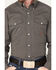 Image #3 - Roper Men's Geo Print Long Sleeve Button Down Stretch Western Shirt, Green, hi-res