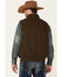 Image #4 - Powder River Outfitters Men's Concealed Carry Olive Brushed Canvas Storm Flap Vest, Olive, hi-res