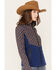 Image #2 - RANK 45® Women's Fannie Geo Print Softshell Jacket, Royal Blue, hi-res