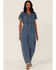 Image #1 - Show Me Your Mumu Women's Denim Cannon Jumpsuit, Blue, hi-res