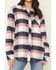 Image #3 - Idyllwind Women's Skip Jack Plaid Print Long Sleeve Snap Flannel Shirt, Indigo, hi-res