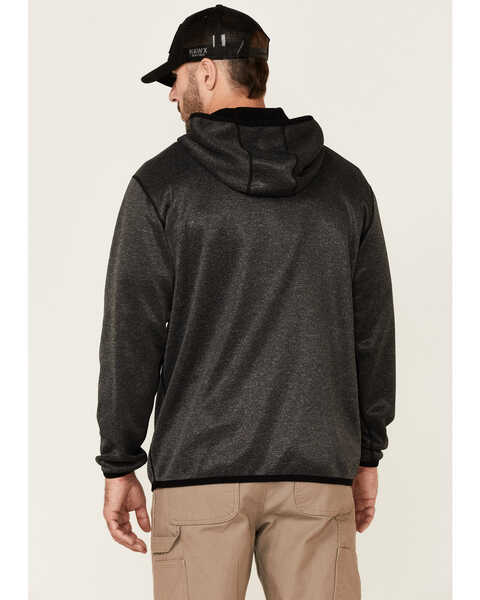 Image #4 - Hawx Men's Solano Reversible Thermal Fleece-Lined Hooded Work Sweatshirt , Black, hi-res