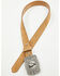 Image #2 - Cody James Boys' Rustler Steerhead Buckle Belt, Brown, hi-res