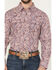 Image #3 - Moonshine Spirit Men's Opre Paisley Print Long Sleeve Snap Western Shirt, Purple, hi-res